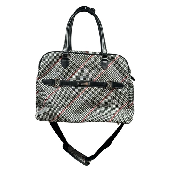 Chaps Plaid Travel Bag - Picture 1 of 9